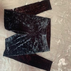 Velvet leggings